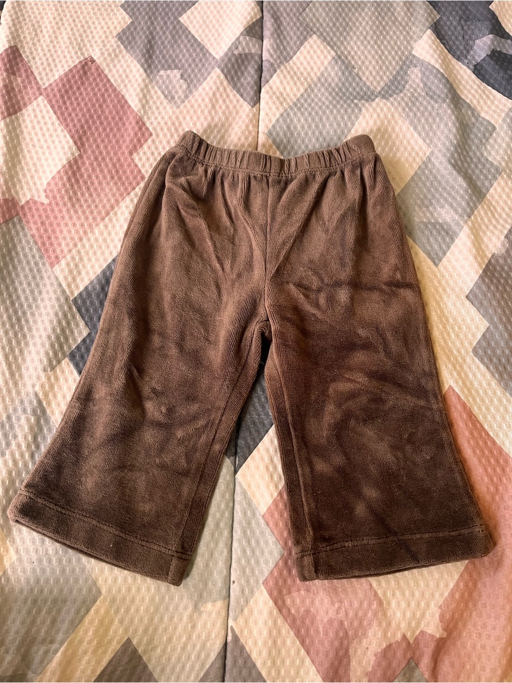 Carter's Brown Fleece Pull-On Joggers